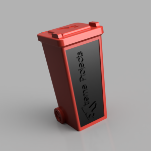 Xtreme Projects Mini Stationery Wheelie Bins
